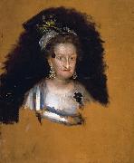 Francisco de Goya hermana de Carlos III oil